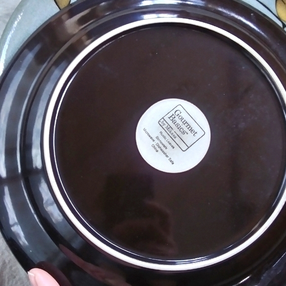 4 Gourmet Basics by Mikasa 11" dinner plates - Picture 3 of 4